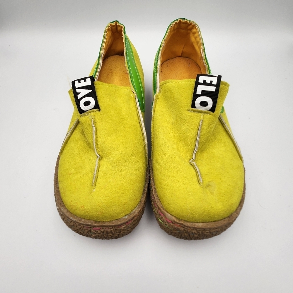 Ovelo slip on shoes/ yellow & green - Picture 6 of 11